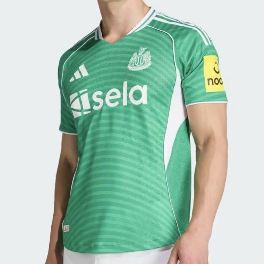 Adidas Newcastle United 25/26 Away Men’s Size XL Green Authentic Soccer Jersey
